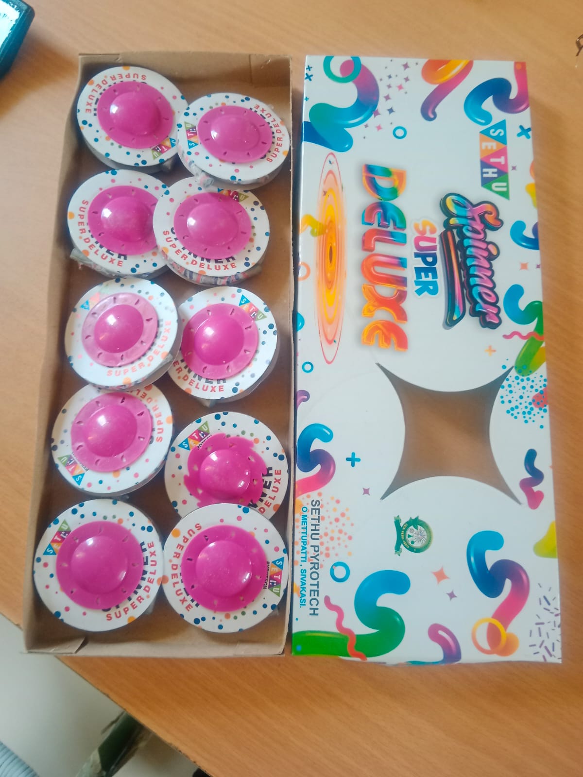 Krish Crackers Chakkar Spinner Plastic Deluxe